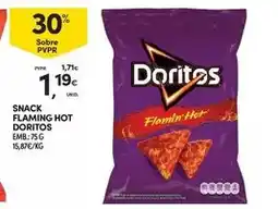 Continente Doritos - snack flaming hot promoção