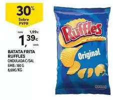 Continente Ruffles - batata frita promoção