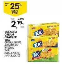 Continente Tuc - bolacha cream cracker promoção