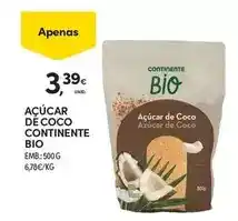 Continente Continente bio - açúcar de coco promoção