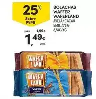 Continente Bolachas waffer promoção