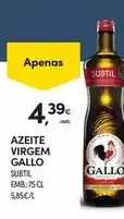Continente Gallo - azeite virgem promoção