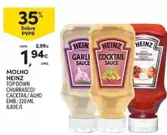 Continente Heinz - molho promoção