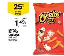 Continente Cheetos - snack palitos promoção