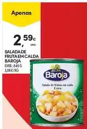 Continente Salada de fruta em calda promoção
