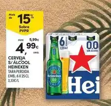 Continente Heineken - cerveja s/alcool promoção