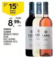 Continente Carm - vinho carm promoção