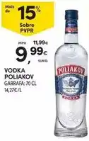 Continente Poliakov - vodka promoção