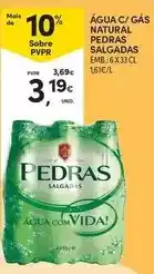 Continente Pedras salgadas - água c/gas natural pedras promoção