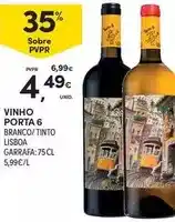 Continente Lisboa - vinho porta 6 promoção