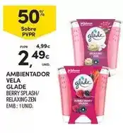 Continente Glade - ambientador vela promoção
