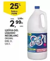 Continente Neo blanc - lixivia gel liquido promoção