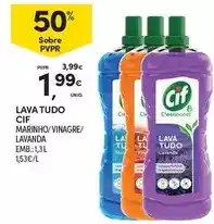 Continente Cif - lava tudo promoção