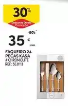 Continente Kasa - faqueiro 24 pecas promoção