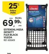 Continente Vileda - estendal mesa infinity flex black promoção