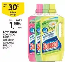 Continente Sonasol - lava tudo promoção