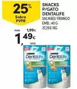 Continente Dentallife - snacks p/gato promoção