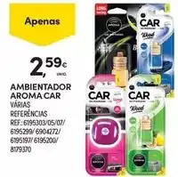 Continente Cars - ambientador aroma promoção