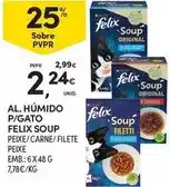 Continente Felix - humido p/gato soup promoção