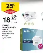 Continente Brita - filtro maxtra pro promoção