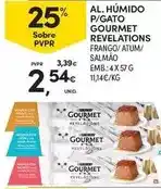 Continente Gourmet - al. humido p/gato revelations promoção