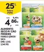 Continente Friskies - alimento seco p/ cao promoção