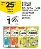 Continente Catisfaction - snacks p/gato promoção