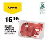 Continente Nacional - bife do traseiro continente promoção