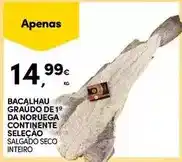 Continente Continente - bacalhau graudo de 19 da noruega selecao promoção