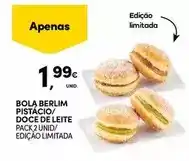 Continente Bola pistacio/doce de leite promoção