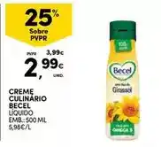 Continente Becel - creme culinário promoção
