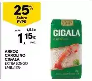 Continente Cigala - arroz carolino promoção