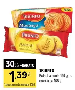 Coviran TRIUNFO Bolacha aveia ou manteiga promoção