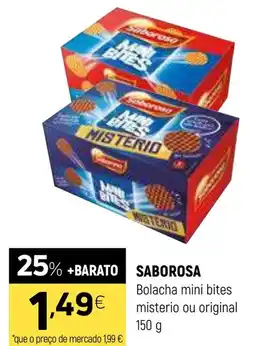 SABOROSA Bolacha mini bites misterio ou original