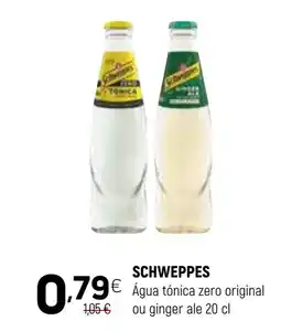 Coviran SCHWEPPES Agua tónica zero original ou ginger ale promoção