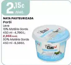 Intermarché Porsi - nata pasteurizada promoção