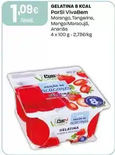 Intermarché Porsi vivabem - gelatina 8 kcal promoção