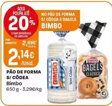 Intermarché Bimbo - pão de forma s/ codea promoção