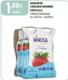 Intermarché Mimosa - iogurte líquido magro promoção