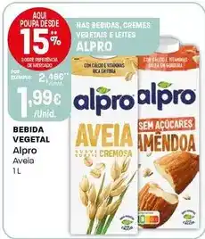 Intermarché Alpro - bebida vegetal promoção