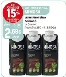 Intermarché Mimosa - leite proteina promoção