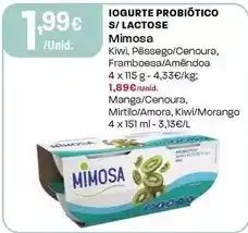 Intermarché Mimosa - iogurte probiotico s/lactose promoção