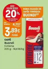 Intermarché Buondi - cafe promoção
