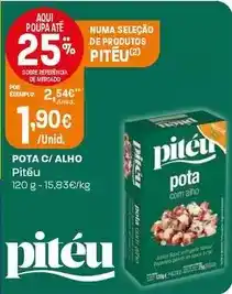 Intermarché Pitéu - pota c/alho promoção