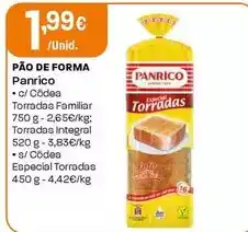 Intermarché Panrico - pão de forma promoção