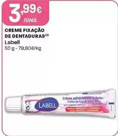 Intermarché Labell - creme fixação de dentaduras promoção