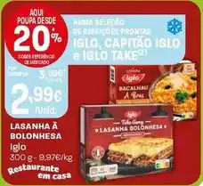 Intermarché Iglo - lasanha a bolonhesa promoção