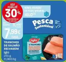 Intermarché Iglo - tranches de salmão selvagem promoção