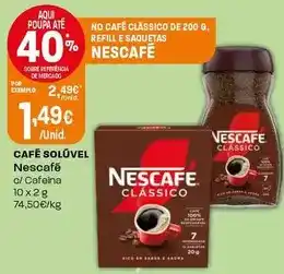 Intermarché Nescafé - café soluvel promoção