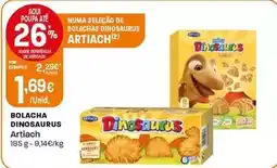 Intermarché Artiach - bolacha dinosaurus promoção